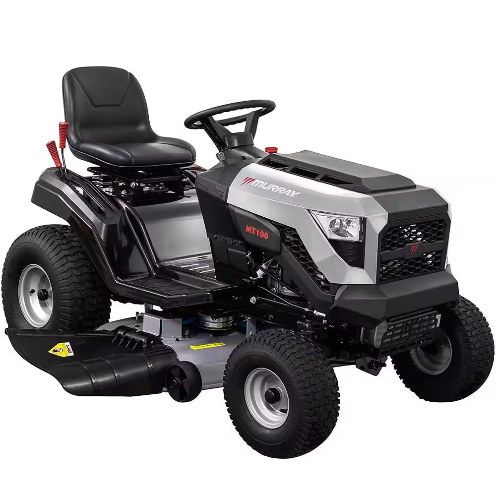 42-Inch Gas Riding Lawn Tractor with 19 HP Engine & Automatic Transmission