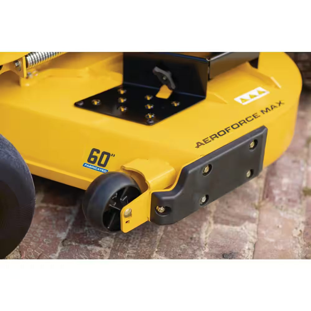 60-Inch Zero Turn Riding Lawn Mower with 24 HP V-Twin Engine, Fabricated Deck & Front Suspension