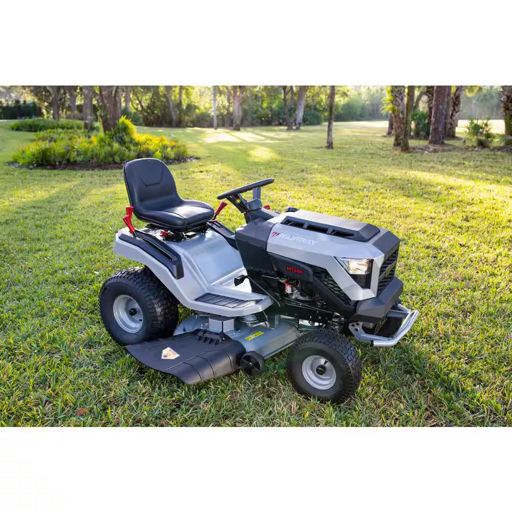42-Inch Gas Riding Lawn Tractor with 19 HP Engine & Automatic Transmission
