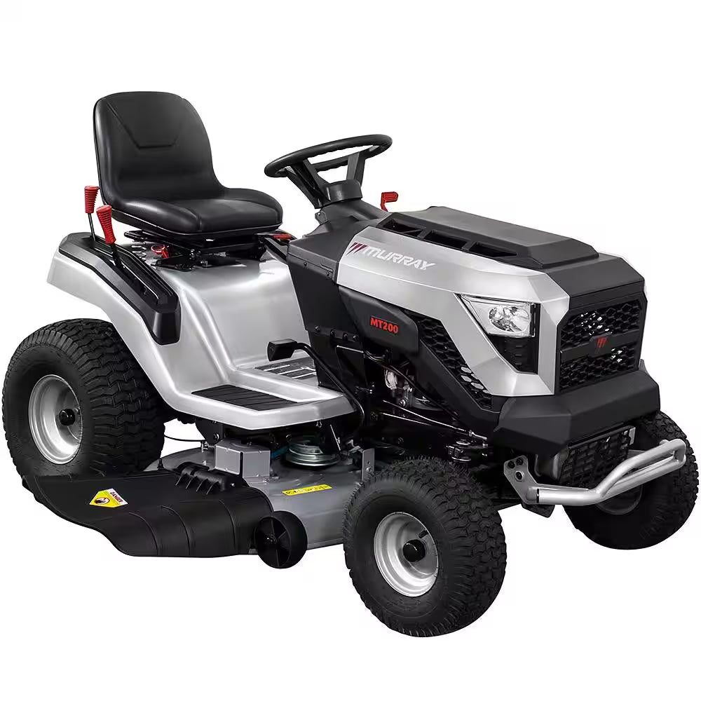 42-Inch Gas Riding Lawn Tractor with 19 HP Engine & Automatic Transmission