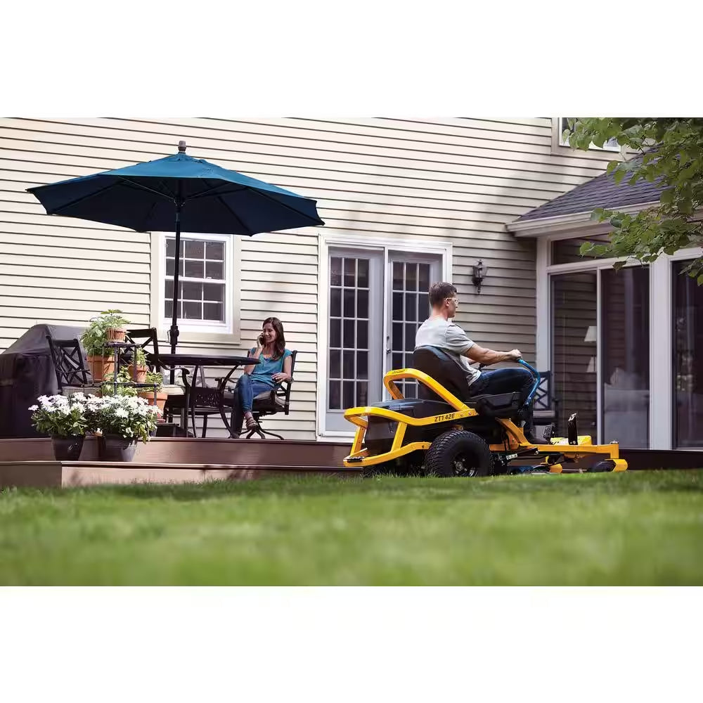 42-Inch Battery Powered Zero Turn Riding Lawn Mower with 56V MAX Lithium-Ion Electric Drive