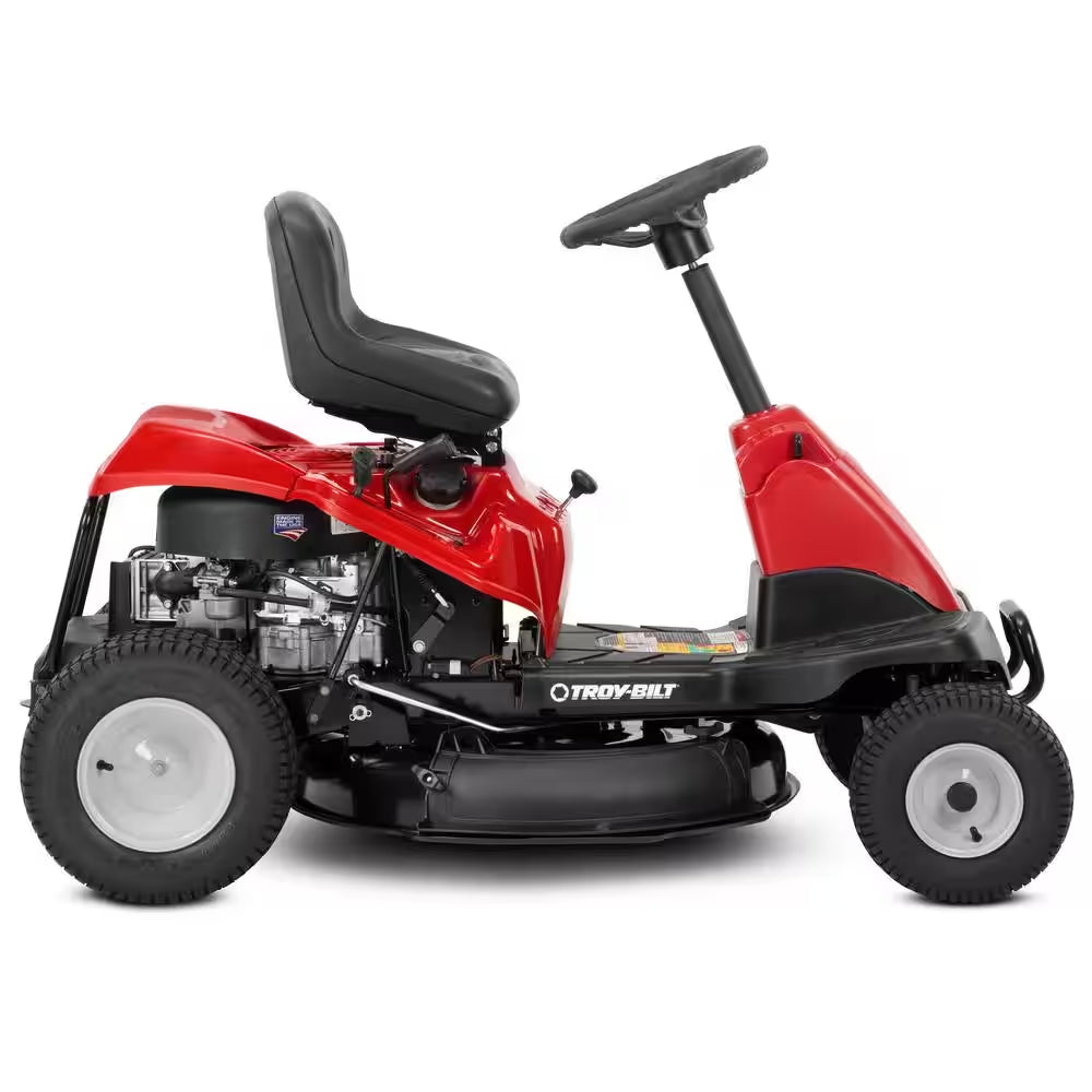 30-Inch Gas Rear Engine Riding Lawn Mower with 10.5 HP Engine, 6-Speed Manual Drive & Mulch Kit