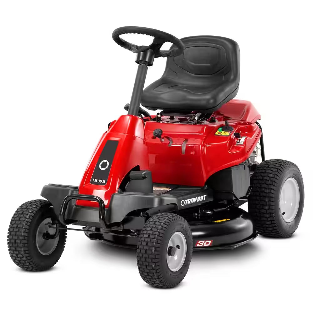 30-Inch Gas Rear Engine Riding Lawn Mower with 10.5 HP Engine, 6-Speed Manual Drive & Mulch Kit