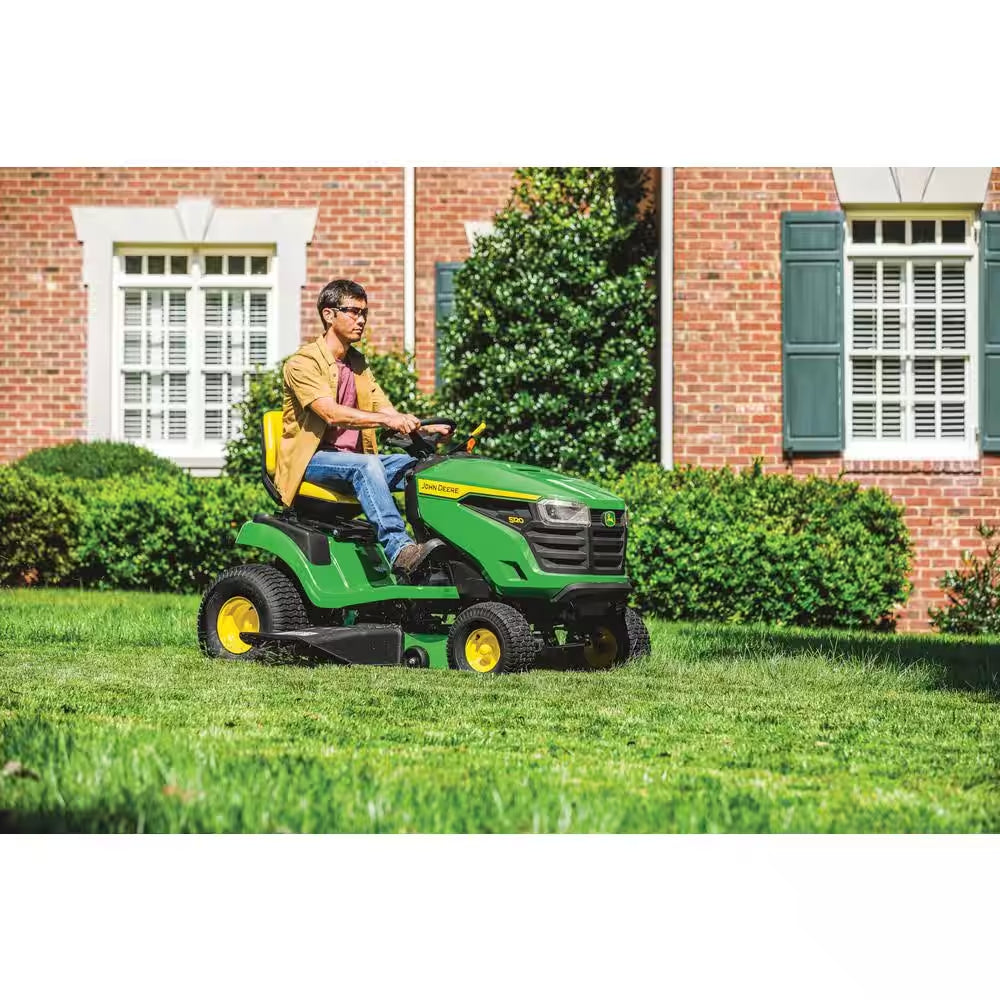 42-Inch Gas Riding Lawn Mower with 22 HP V-Twin Engine & Hydrostatic Transmission