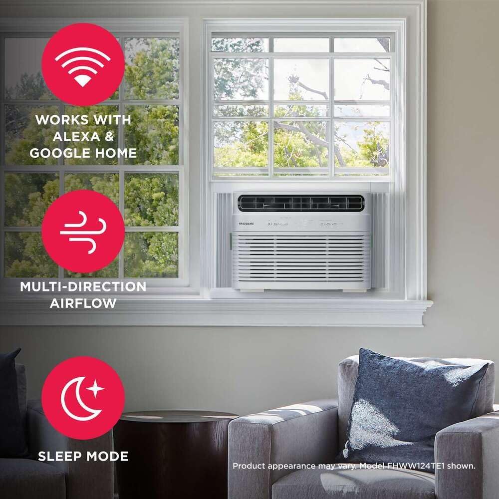 Frigidaire FHWW144TF1 Smart Window Air Conditioner, 14000 BTU