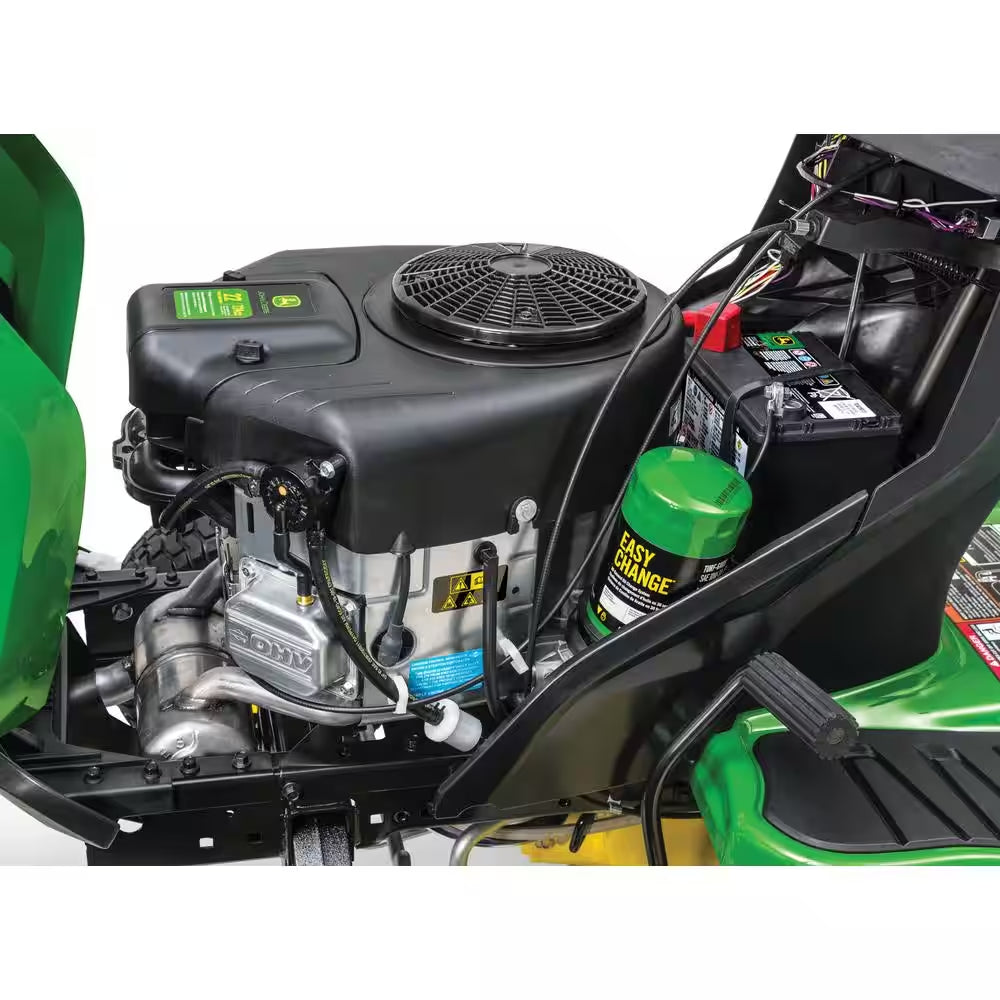 42-Inch Gas Riding Lawn Mower with 22 HP V-Twin Engine & Hydrostatic Transmission