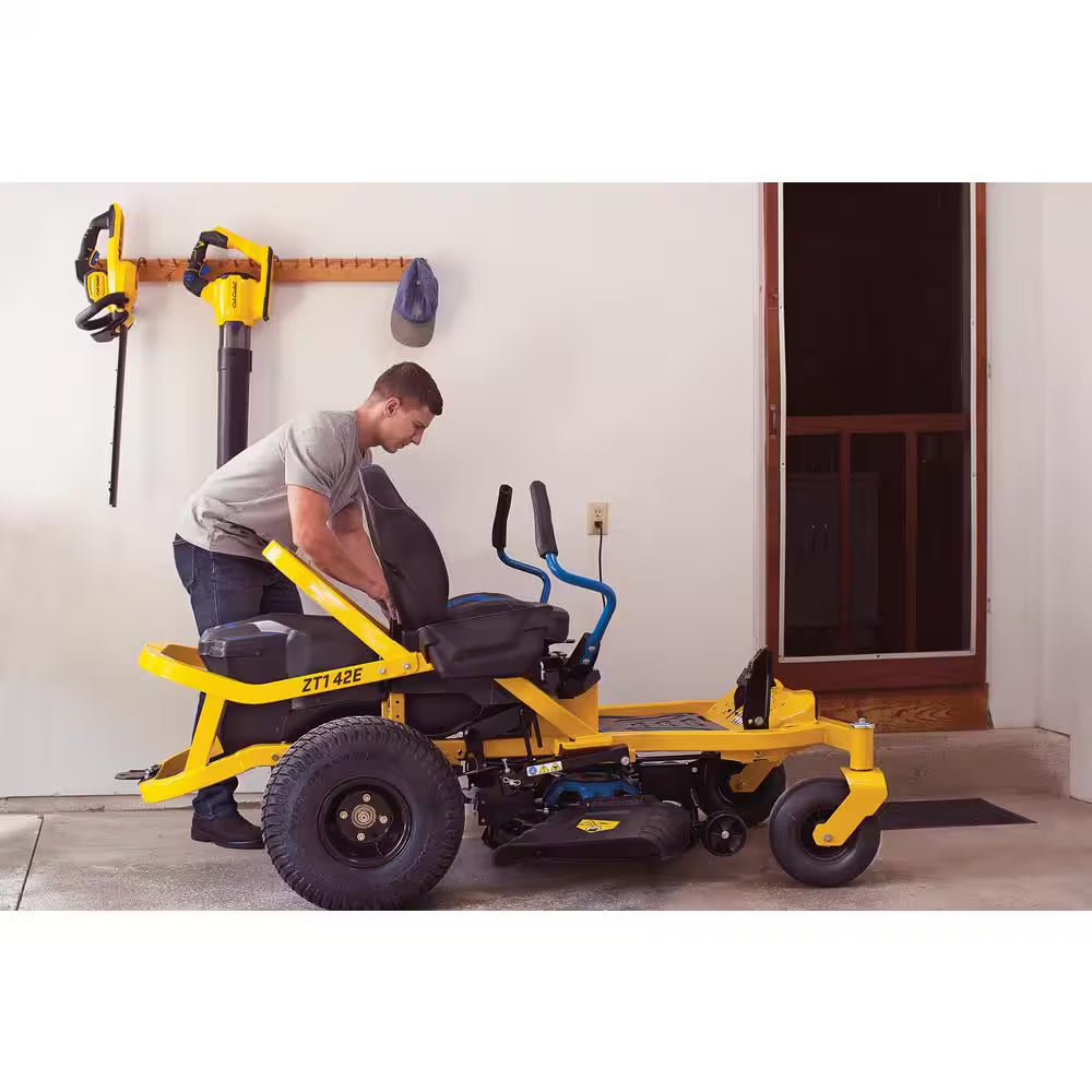 42-Inch Battery Powered Zero Turn Riding Lawn Mower with 56V MAX Lithium-Ion Electric Drive
