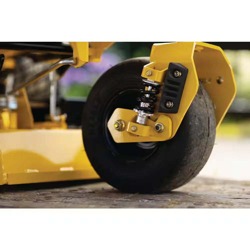 60-Inch Zero Turn Riding Lawn Mower with 24 HP V-Twin Engine, Fabricated Deck & Front Suspension