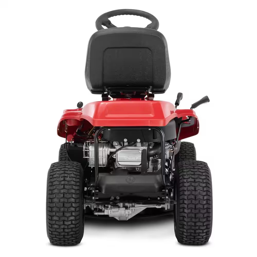 30-Inch Gas Rear Engine Riding Lawn Mower with 10.5 HP Engine, 6-Speed Manual Drive & Mulch Kit
